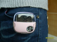 Contagem de passo rosa Belt Clip Calorie Count Pedômetro com CE, ROHS