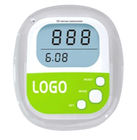 O podómetro do bolso de Digitas com LCD doubleline B2/personalizou o logotipo