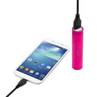 Banco portátil universal 2600mAh do poder de Samsung, mini carregador do Portable do batom de USB