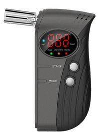 Baixos adaptadores bucais do bafômetro da indicação da bateria com palavras do vermelho da exposição de diodo emissor de luz