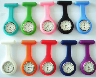 Relógio de bolso super da enfermeira do silicone da forma da venda quente, doutor Observação, relógio do punho do silicone