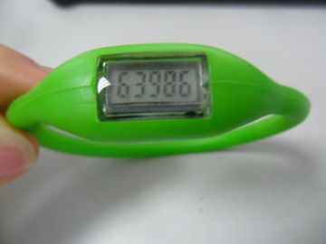 Relógio relativo à promoção do podómetro do punho da borracha de silicone, relógio Multifunction do punho do silicone do movimento