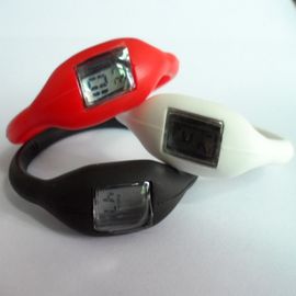 Multi relógio funcional do punho do silicone, menos relógios de pulso dos esportes do silicone do íon