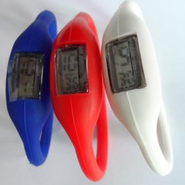 Relógio antivibração do punho do silicone, relógio de pulso do bracelete dos esportes do aníon, projeto flexível