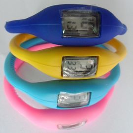 Relógio de pulso de borracha do íon do aníon do relógio do punho do silicone de Digitas com materiais Eco-Amigáveis