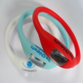 Relógio de pulso saudável de quartzo do aníon do relógio do punho do silicone para o equilíbrio elétrico do `s do corpo