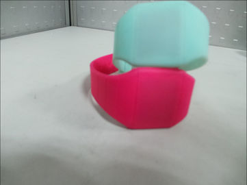 Relógio do punho do silicone do OEM/ODM, relógio conduzido do toque com faixa do plutônio