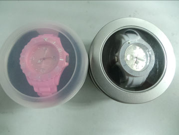 Relógio do punho do silicone da faixa do plutônio, relógio conduzido esperto macio da tela de toque, 1 Atm impermeável