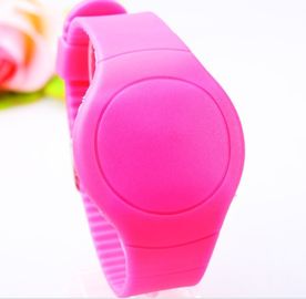 Relógio do punho do silicone da tela de toque de Digitas, relógios conduzidos para o presente