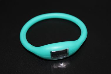 O relógio do punho do bracelete dos esportes com o íon da geléia da borracha de silicone, vermelho conduziu o relógio
