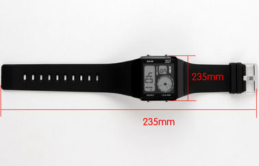 Tempo duplo do relógio analógico-numérico unisex do tempo dobro com os 5 luminosos das cores