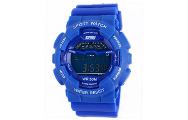 Relógio de Digitas Multifunction dos adolescentes, relógio de pulso de hora em hora do LCD do carrilhão