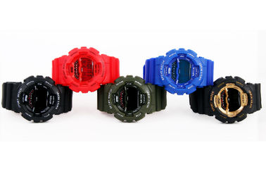 Relógio de Digitas Multifunction dos adolescentes, relógio de pulso de hora em hora do LCD do carrilhão