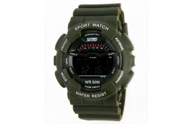 Relógio de Digitas Multifunction dos adolescentes, relógio de pulso de hora em hora do LCD do carrilhão