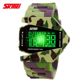 Relógio de Digitas Multifunction da camuflagem colorida, à prova de água de 50m