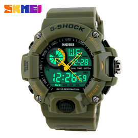 relógios Multifunction do esporte do relógio análogo do LCD do relógio de Digitas de choque impermeável de 30m