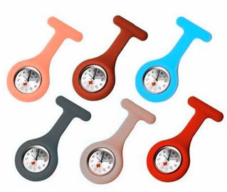 Correia macia ROHS do silicone do relógio colorido flexível da enfermeira do silicone