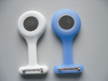 Correia macia ROHS do silicone do relógio colorido flexível da enfermeira do silicone