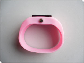 Relógio fresco do bracelete de quartzo do silicone da cor do fruto