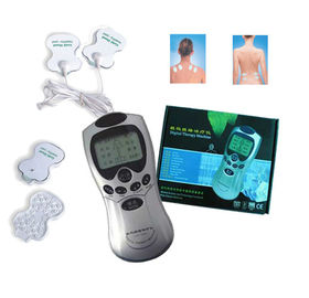Máquina elétrica da terapia do pulso dos cuidados médicos completos do corpo com as almofadas do eléctrodo dos dez