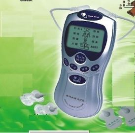 Massager elétrico pequeno dos dez da máquina da terapia do pulso com luz azul, LCD