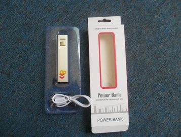 banco portátil do poder de USB do metal 2600mAh, preto de prata verde cor-de-rosa vermelho
