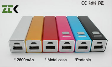 Banco 2600mah do poder do batom universal mini para o telefone móvel/IPod