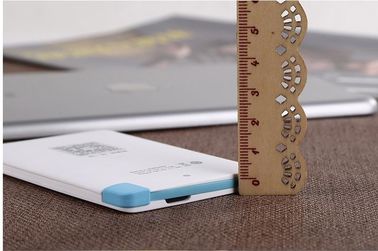 Banco magro portátil 4000mAh do poder do Li-íon para o telefone móvel/Ipad, branco