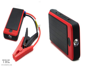 Acionador de partida portátil dobro 12000mah do salto do carro do banco do poder de USB no vermelho