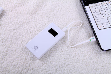Banco duplo do poder do LCD USB do costume para o carregamento móvel, apoio de bateria do telemóvel