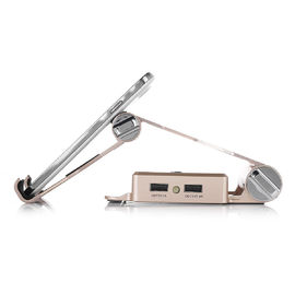 carregador portátil do banco do poder de USB da bateria do suporte do suporte 10400mAh para o telefone móvel