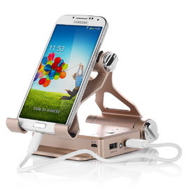 carregador portátil do banco do poder de USB da bateria do suporte do suporte 10400mAh para o telefone móvel