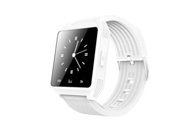 Relógio de pulso esperto de Bluetooth do telemóvel branco ocasional com imagem de controle remoto