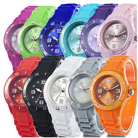 Bracelete de relógios unisex feito sob encomenda relativo à promoção 43mm da correia do silicone com correia de Adjudable