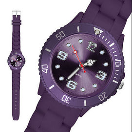 Bracelete de relógios unisex feito sob encomenda relativo à promoção 43mm da correia do silicone com correia de Adjudable