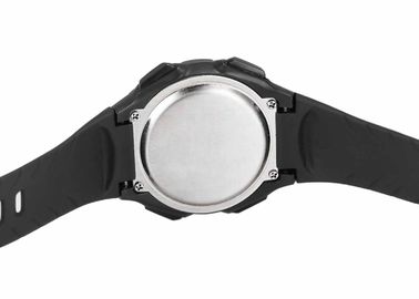 Relógio impermeável preto para o homem, relógio do esporte do plutônio do cronógrafo dos senhores