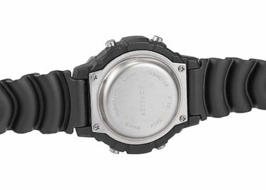 Relógios impermeáveis Multifunction do esporte da correia à prova de choque do plutônio para homens