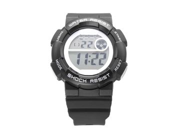 Relógio impermeável do esporte do OEM LCD com cronógrafo, rádio, alarme
