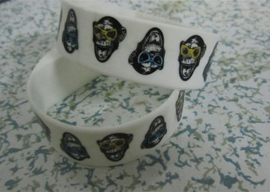 Relógios pulseira de Silicone branco Digital com resistente à água 3ATM