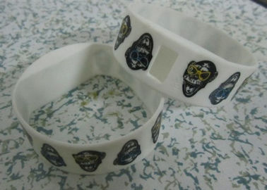 Relógios pulseira de Silicone branco Digital com resistente à água 3ATM