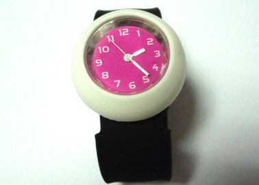 1ATM colorido Watch Dial Slap Silicone Pulseira relógios com Log Debossed