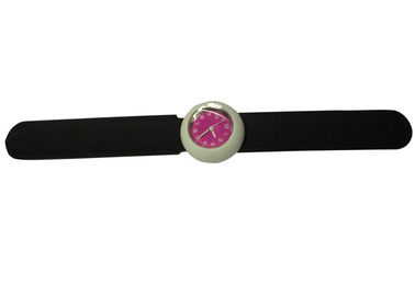 1ATM colorido Watch Dial Slap Silicone Pulseira relógios com Log Debossed