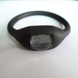 Preto fresco personalizado do relógio dos esportes do silicone para o presente do Natal
