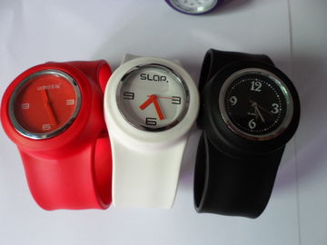 Luz flexível do relógio bonito da faixa do silicone para a fêmea/homem