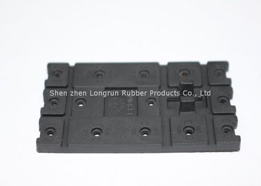 O silicone preto do molde parte o teclado do silicone/almofada da chave para produtos eletrônicos