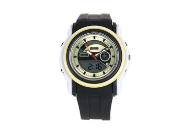 3 ATM Waterproof o esporte Wristatch analógico-numérico de Multifuction com exposição dupla