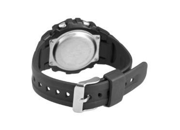 Relógios Multifunction masculinos do LCD Digital da faixa plástica do plutônio com os 3 Atm impermeáveis